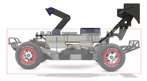 CAD Side View with Frame Canvas Overlay